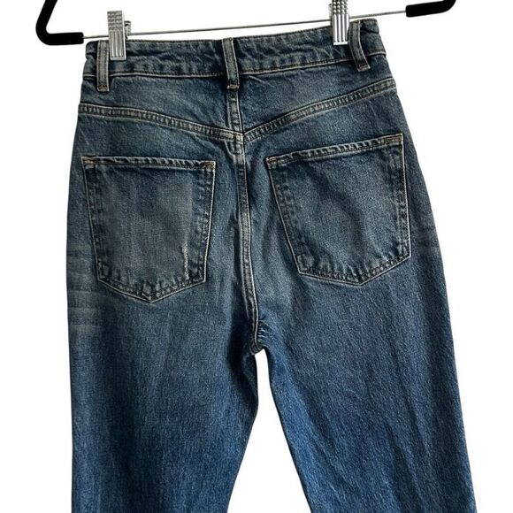 We The Free High Rise Button Fly Rigid Cropped Skinny Jeans Size 25 Classic - Picture 8 of 9